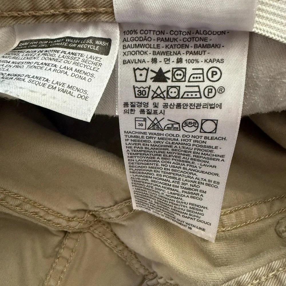 Levi 505 Mens Jeans Size 40x30 Denim Straight Leg Cotton Khaki Please See